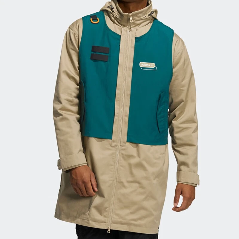 ADIDAS/阿迪达斯三叶草休闲男子潮流防风保暖外套 HC0372