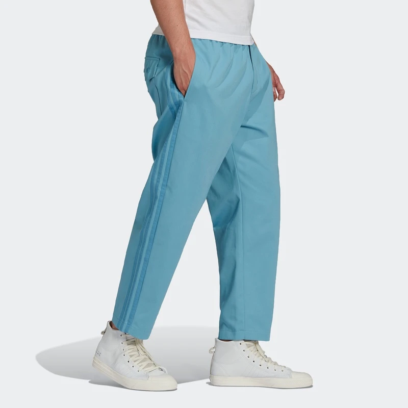 Adidas阿迪达斯三叶草男裤运动裤休闲裤直筒裤长裤HC8606户外透气