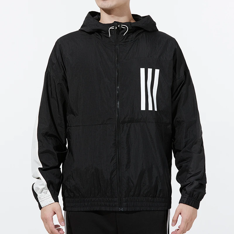 adidas/阿迪达斯运动外套男装训练连帽秋季夹克上衣 GT9769休闲