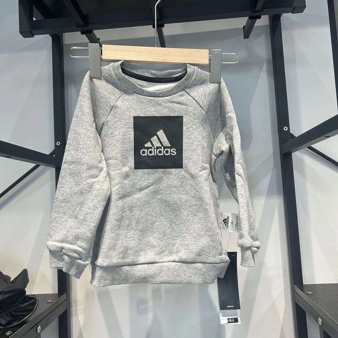 adidas/阿迪达斯加绒保暖舒适运动套装男婴童运动套装 GM8975