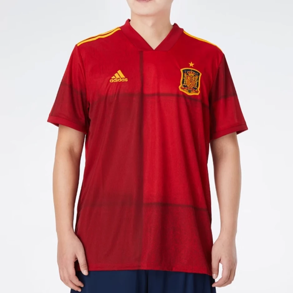Adidas/阿迪达斯 西班牙欧洲杯亚马尔足球短袖T恤夏季球衣 FR8361