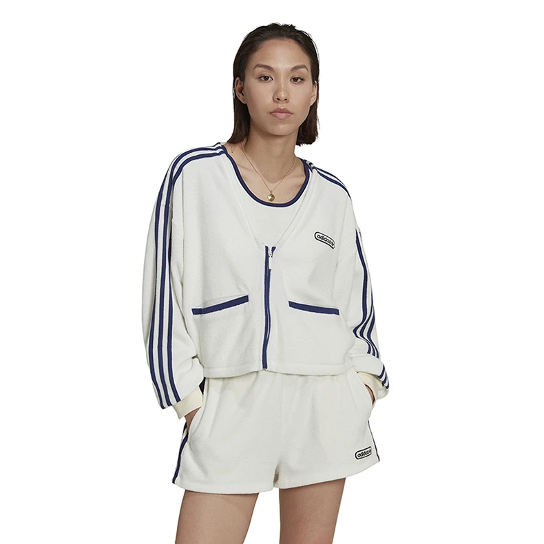 ADIDAS阿迪达斯三叶草外套女运动休闲夹克外套HL6585女装时尚女士