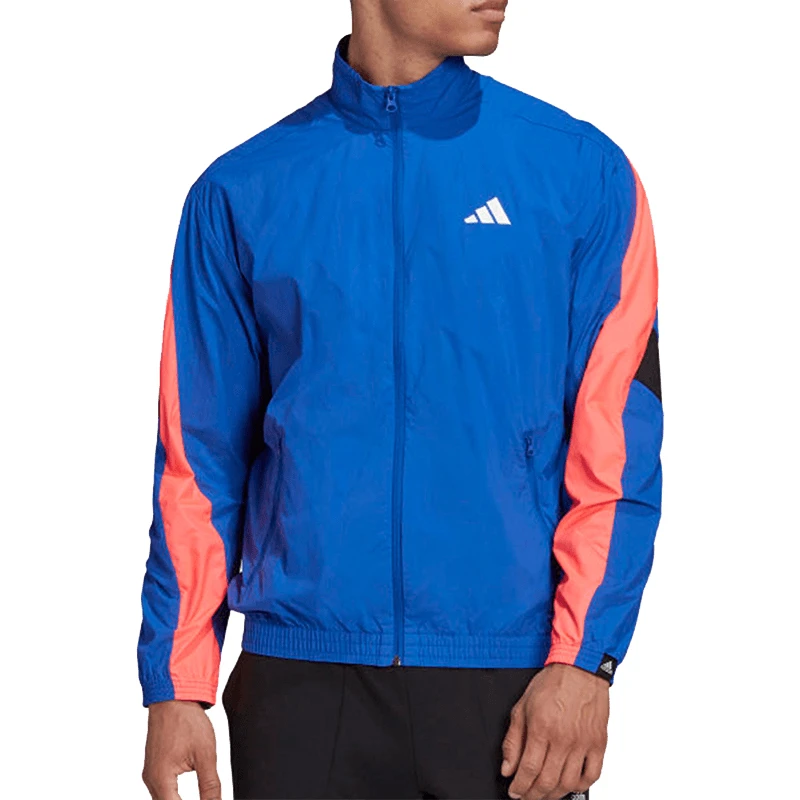 Adidas/阿迪达斯男子运动休闲夹克外套 FS4048男士风衣防风立领