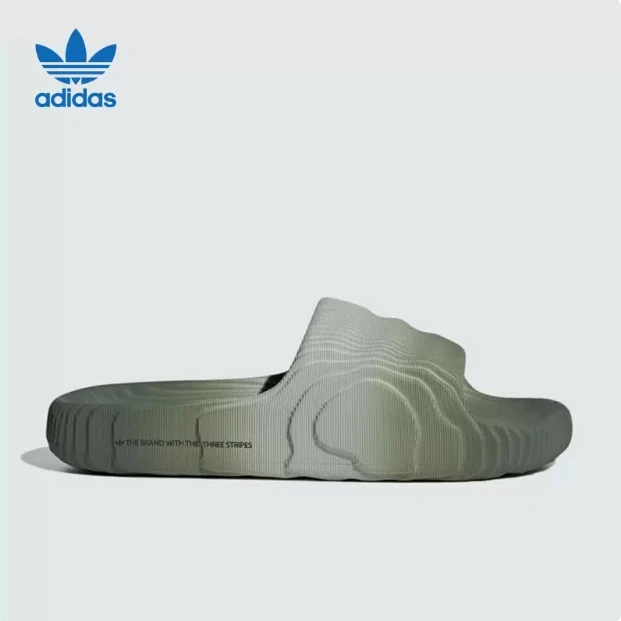 阿迪达斯三叶草拖鞋男女鞋ADILETTE 22波浪厚底凉拖一字拖IG7494