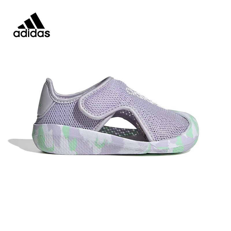 Adidas/阿迪达斯夏季运动魔术贴沙滩凉鞋透气包头鞋童鞋GV7811