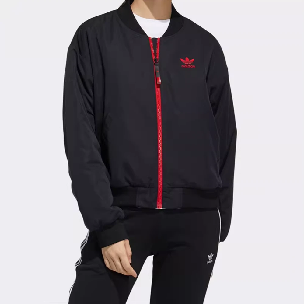 Adidas/阿迪达斯 三叶草CNY BOMBER 女子运动保暖棉服 GN9071