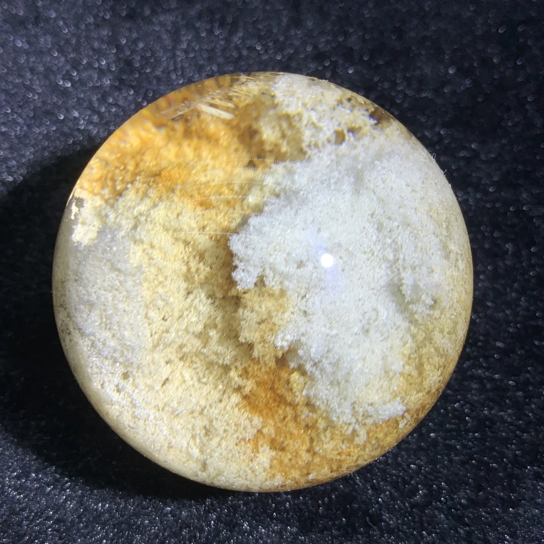 白幽灵天然水晶球爆款