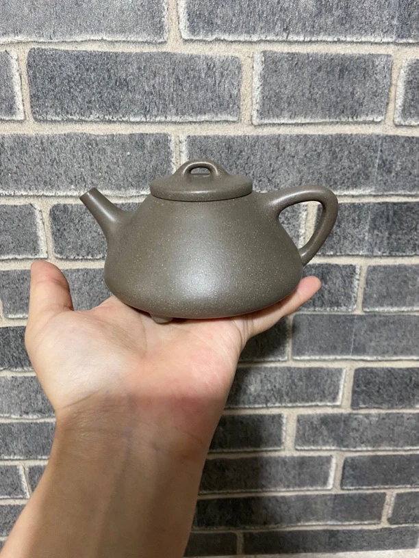 半手工青段石瓢壶