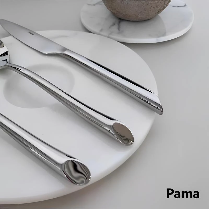 pama德国帕玛 西餐刀叉国宴系列不锈钢斜切柄套件