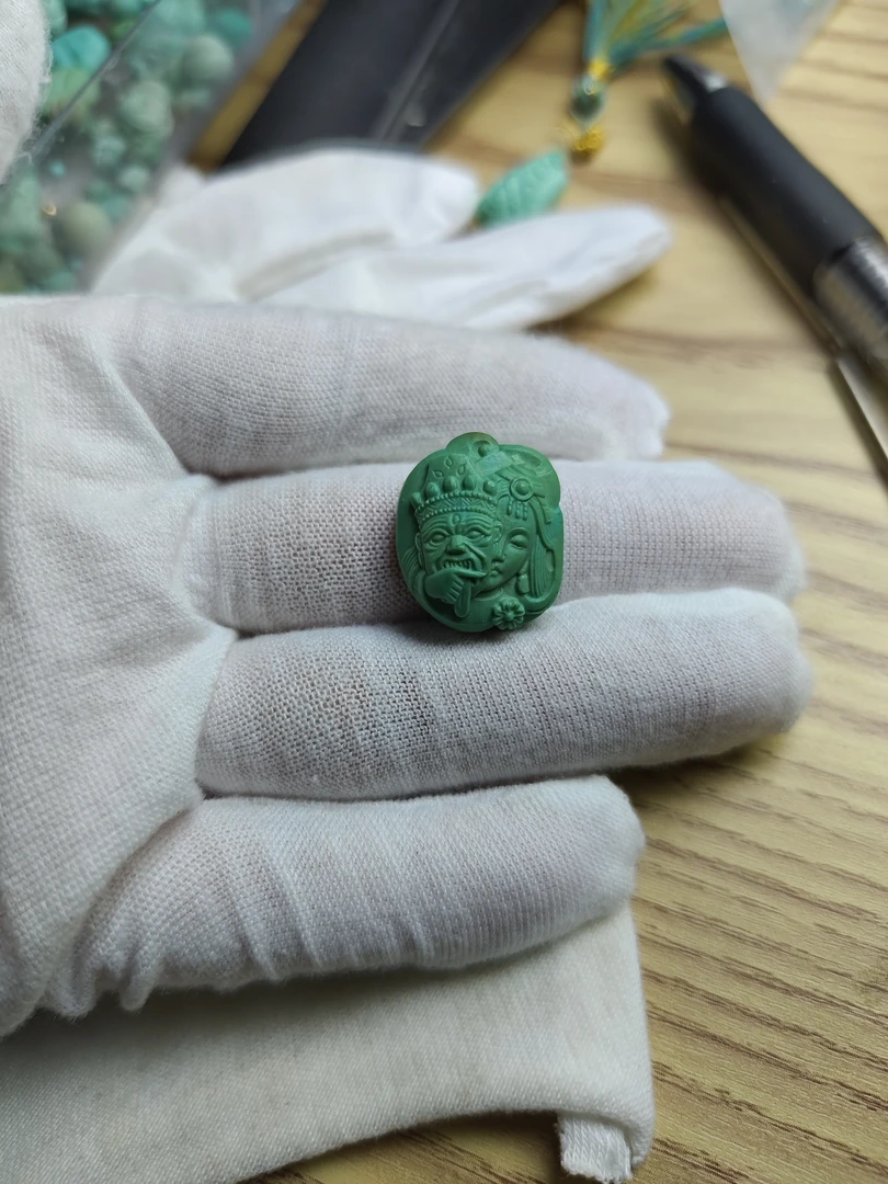 湖北天然原矿绿松石扎基拉姆