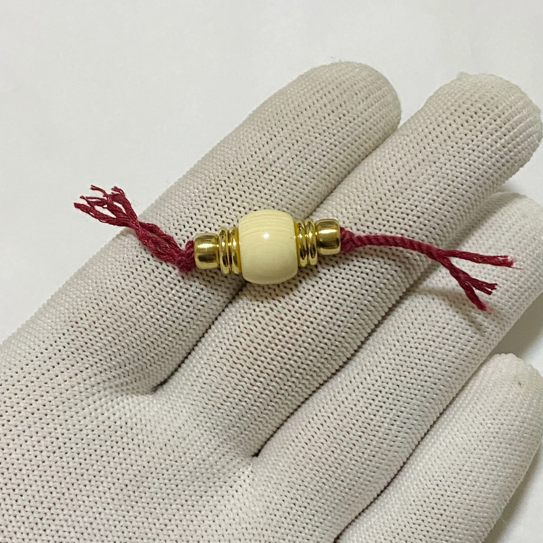 白料珠改型顶珠12mm百搭款星月百香凤眼顶珠隔珠直切老型隔珠隔片