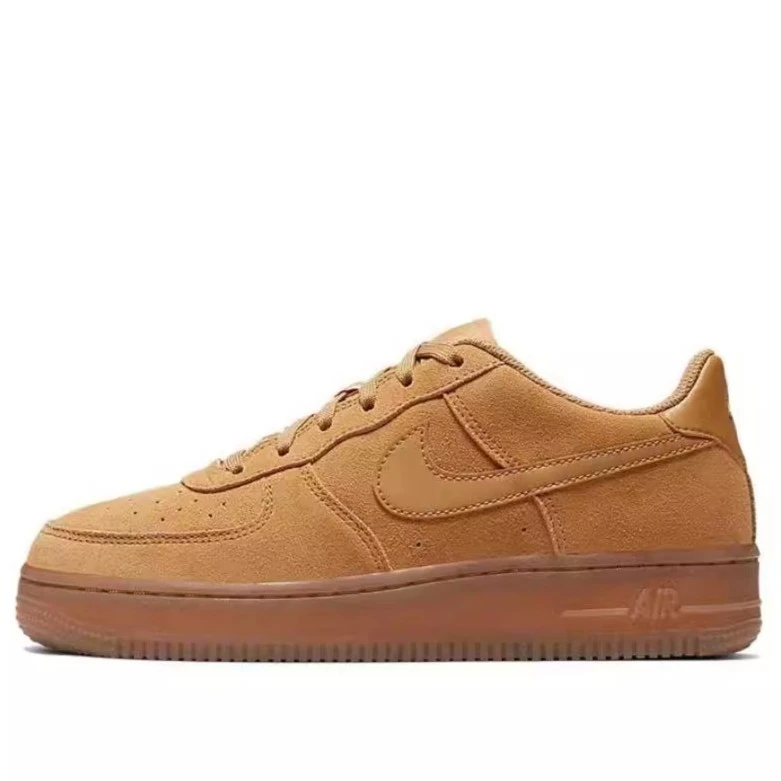 Nike耐克官方正品女鞋小麦色空军一号爆款AF1低帮休闲鞋复古板鞋