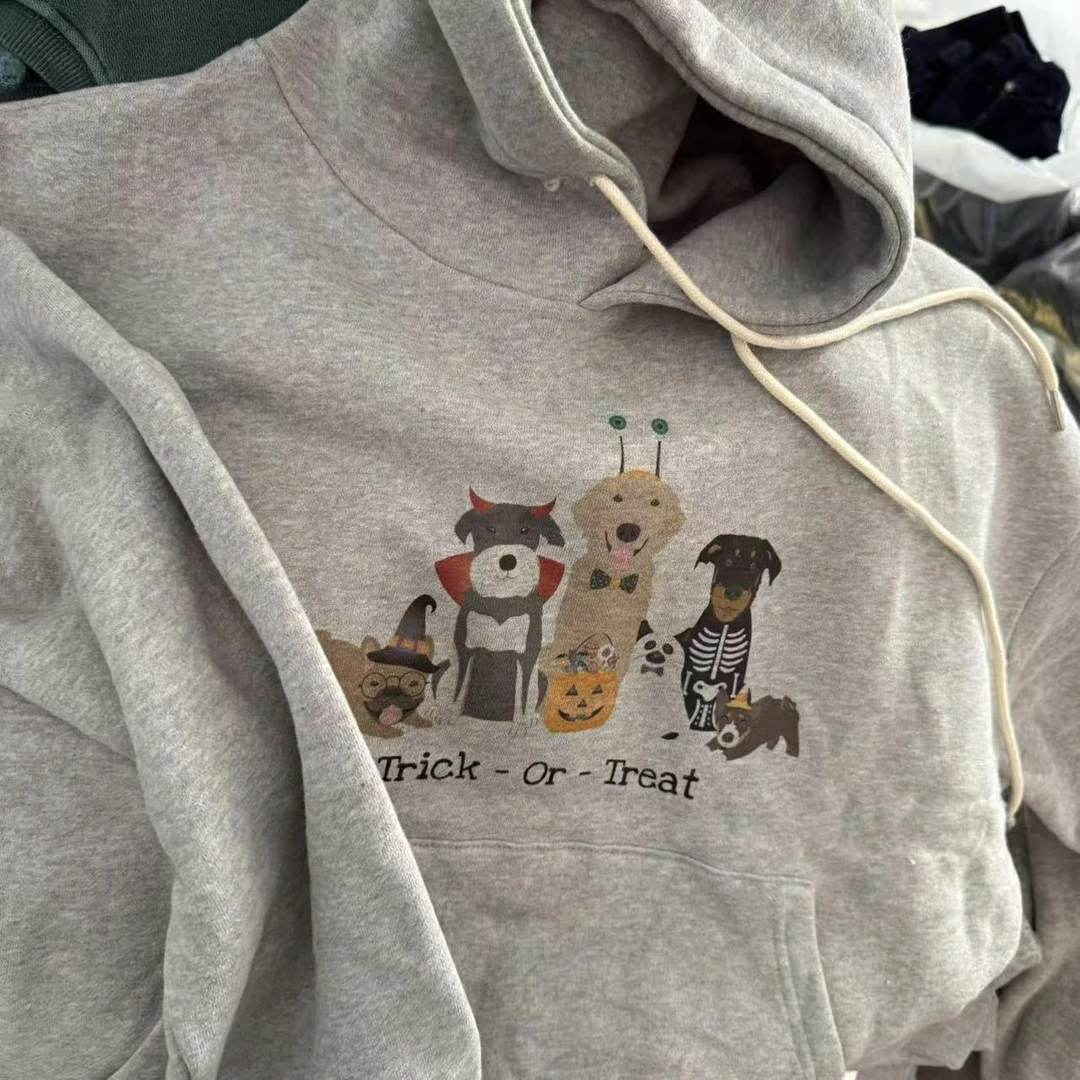 【NO退NO换】韩国东大门冬款万圣狂欢狗狗拉绒卫衣