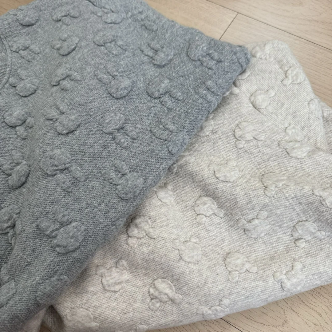 【NO退NO换】韩国东大门冬款凹凸熊卫衣