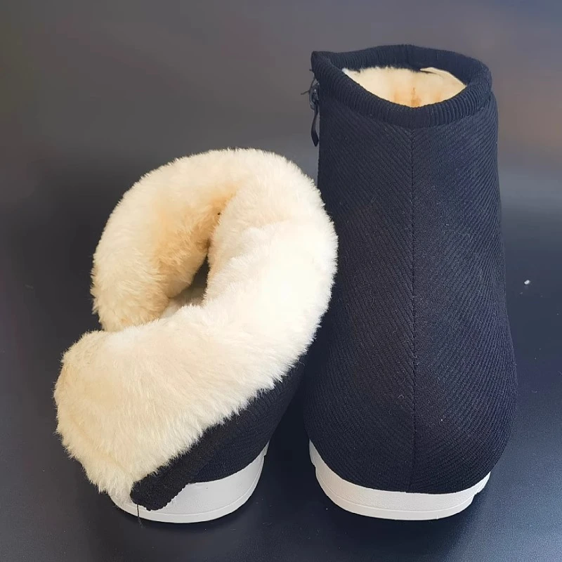 传统恩施特产手工棉鞋加绒加厚冬天保暖鞋中老年居家布鞋2024