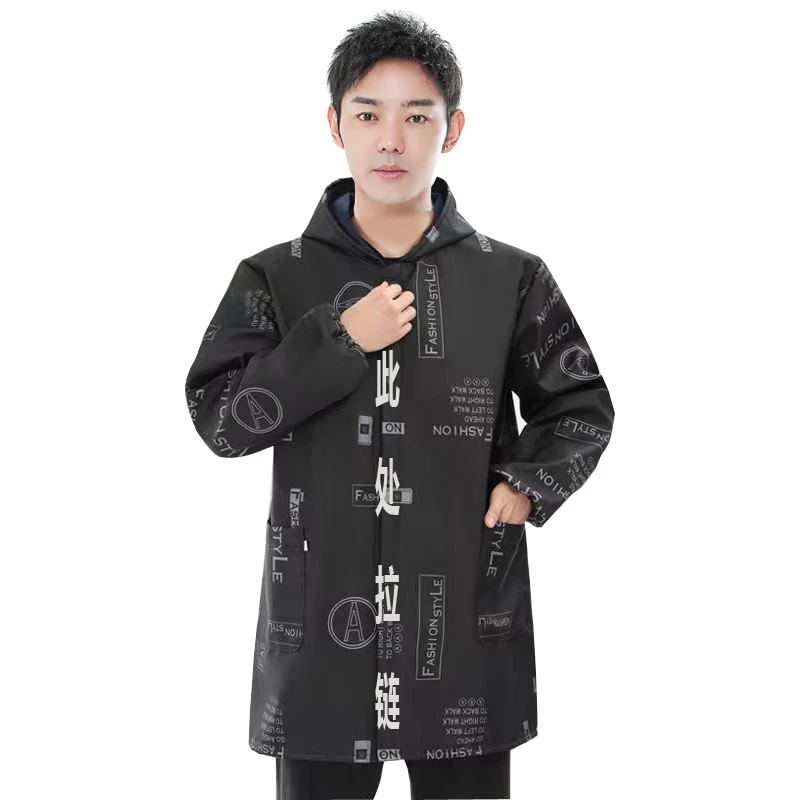 罩衣厂服短款大褂工作服男女耐脏搬运外套防尘加厚防水劳保服护衣