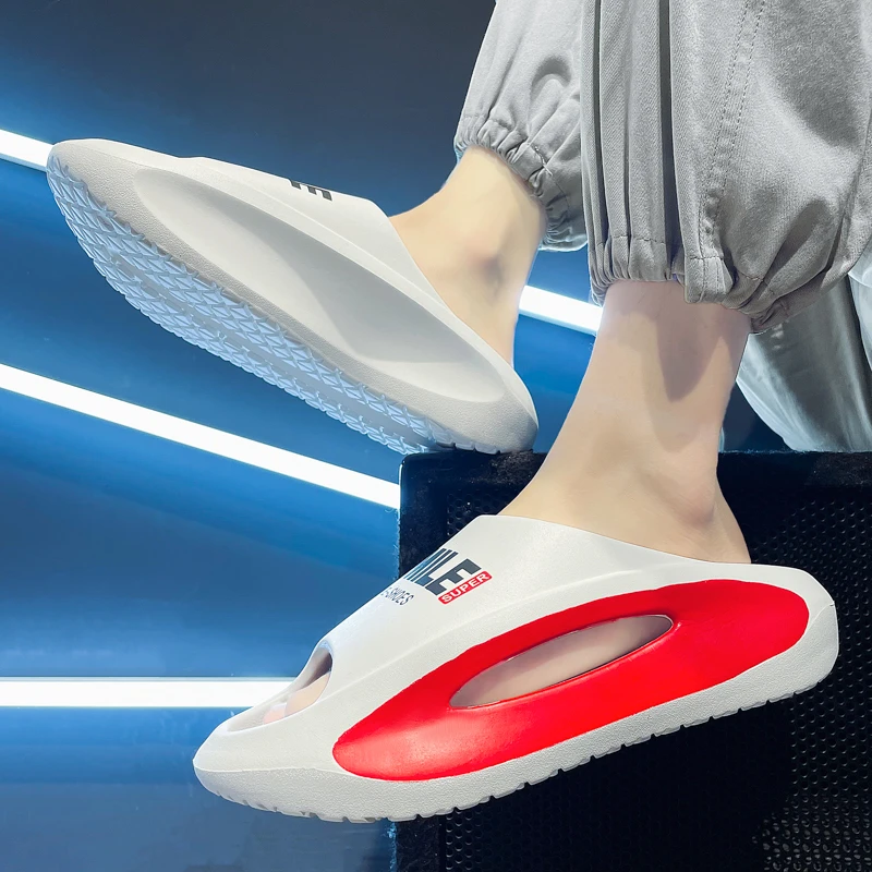 特大码踩屎感男士凉拖鞋48夏季49室内家居家用洗澡防滑防臭拖鞋女