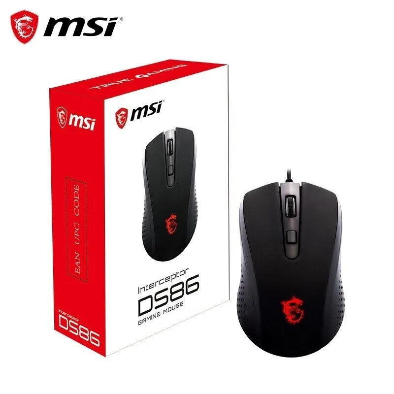 MSI/微星微星 DS86 黑色 有线鼠标