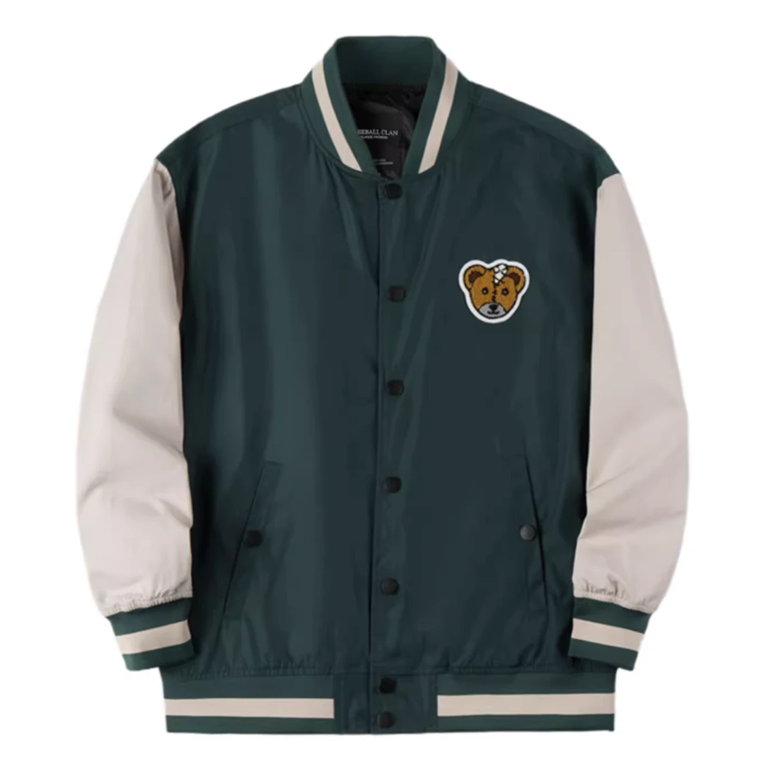 飞行夹克棒球服新国潮男女款韩版简约风撞色百搭拼色情侣休闲拼接