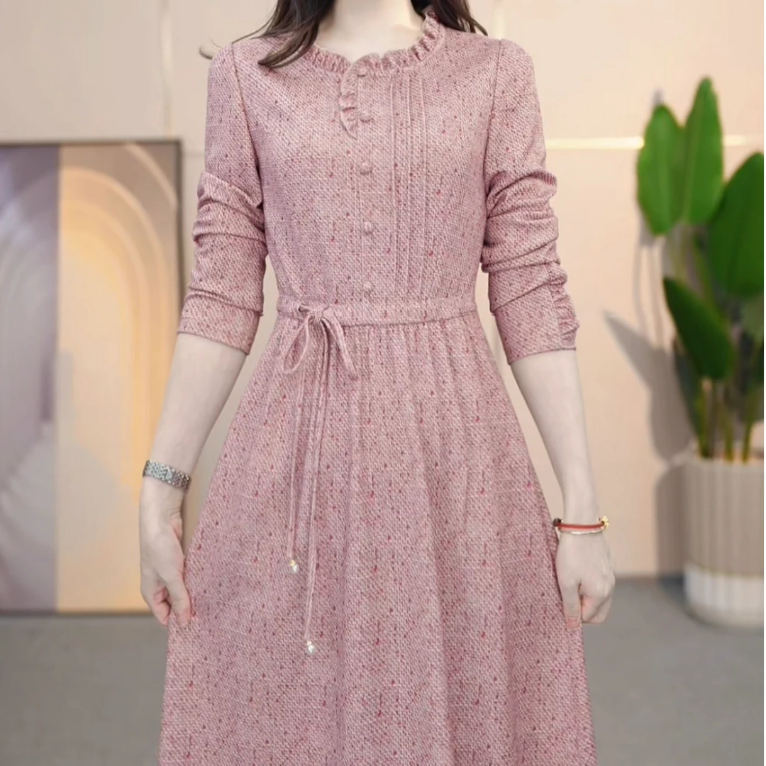 [依铭服饰] Z百Q979#2025 春季 新款  显瘦 修身 减龄 连衣裙