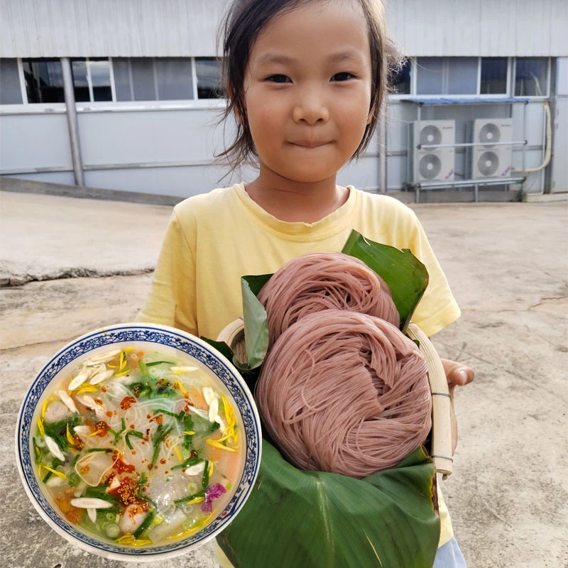 云南特产过桥米线红米线红河蒙自建水半干米线无添加真空包装米粉
