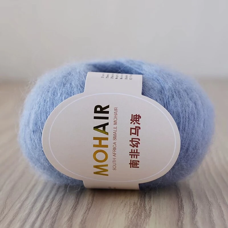 拍一发二南非幼马海手工编织钩针棉线手编细线团绒线毛衣柔软亲肤