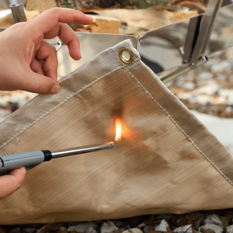 户外灭火毯露营防火垫耐高温阻燃野餐垫玻璃纤维消防毯野炊烧烤垫