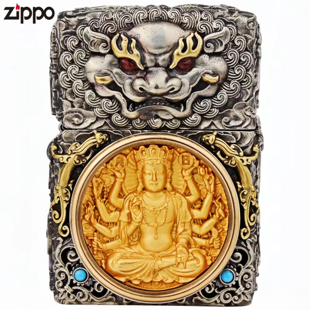 ZIPPO/之宝zippo打火机正品DIY-205-重甲千手-个性 收藏 礼物DYJ1