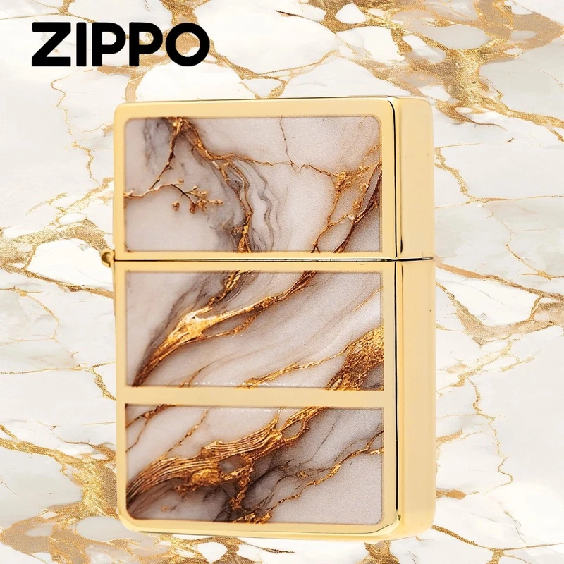 ZIPPO正品打火机/1935【金辉玉】双面大理石纹男士防风收藏DY9920QT
