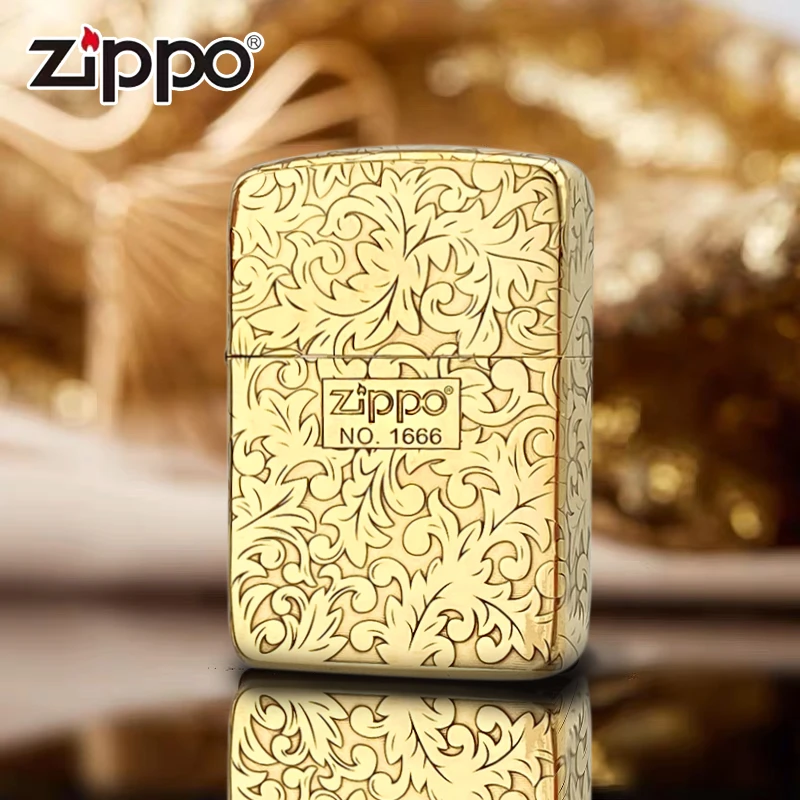 ZIPPO/之宝zippo打火机正品1941B-五面雕刻中标唐草花 礼物DYJ1