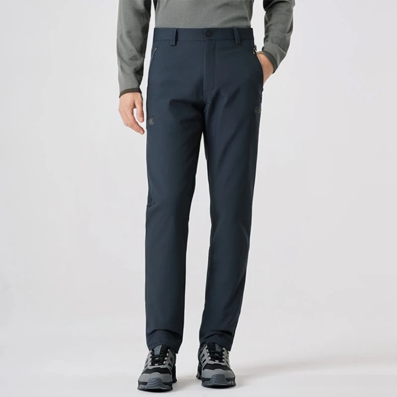 岩云男款M1软壳裤秋冬加绒厚款休闲裤户外防风防泼水保暖徒步长裤