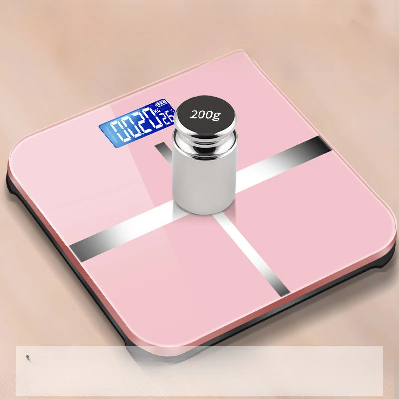 家用体重秤款电子秤精准称重人体秤钢化玻璃耐用
