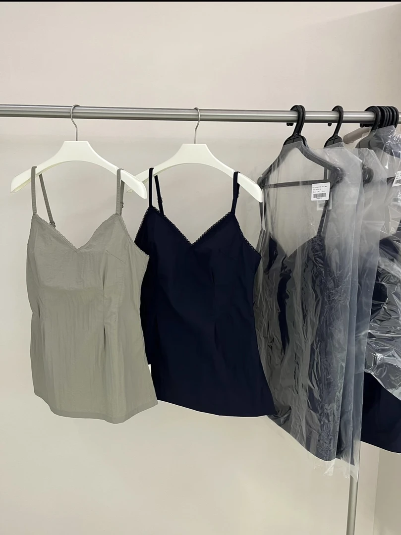 MIA LI CONCEPT 自由吸氧系列 自然皱感面料吊带背心