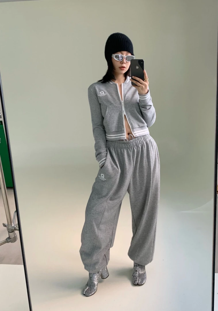 MIA LI CONCEPT 拉链开衫短款上衣运动套装