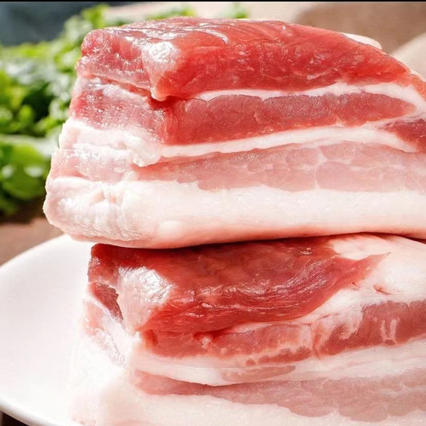 农家散养五花肉3斤生鲜黑毛猪肉 红烧肉土猪现杀猪肉 冷链包邮