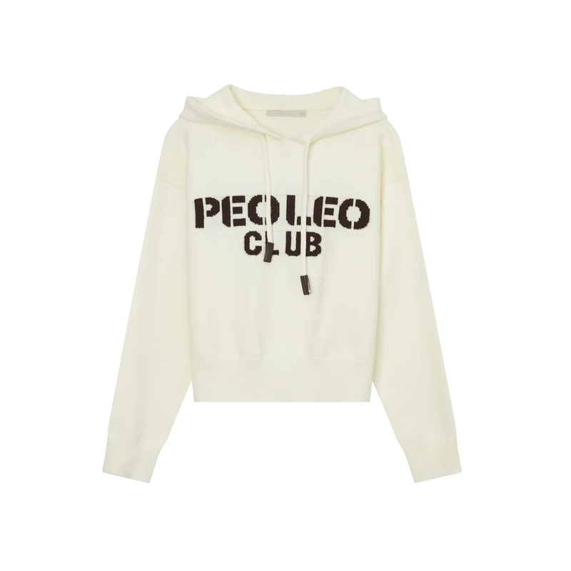 【专柜同款】飘蕾2025秋冬新款DJ0107011连帽套头针织毛衣DK0107067