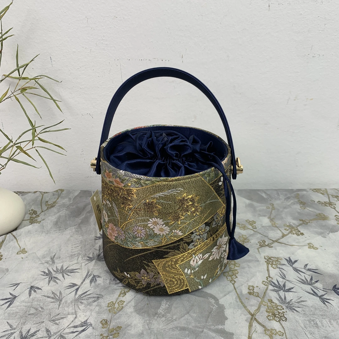 水桶包手提包女汉服配包单肩斜挎包百搭女士包时尚潮流