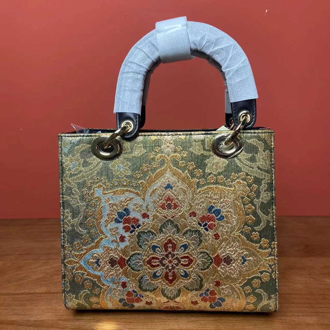 唐锦戴妃包原创手工旗袍包优雅复古手工包休闲宴会包