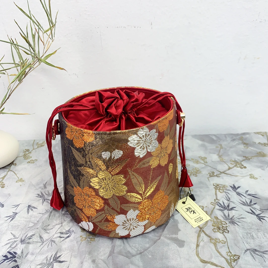 水桶包手提包女汉服配包单肩斜挎包百搭女士包时尚潮流