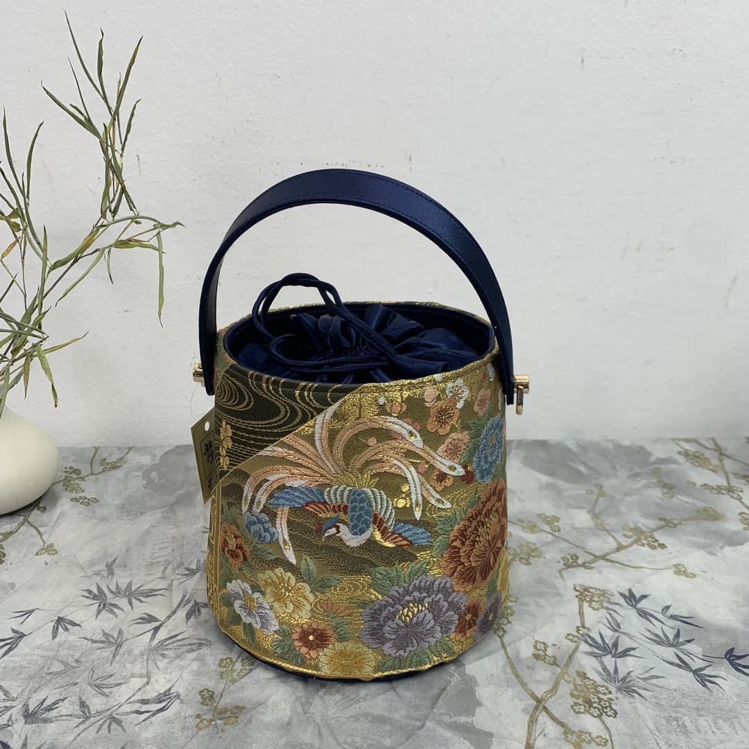 水桶包手提包女汉服配包单肩斜挎包百搭女士包时尚潮流