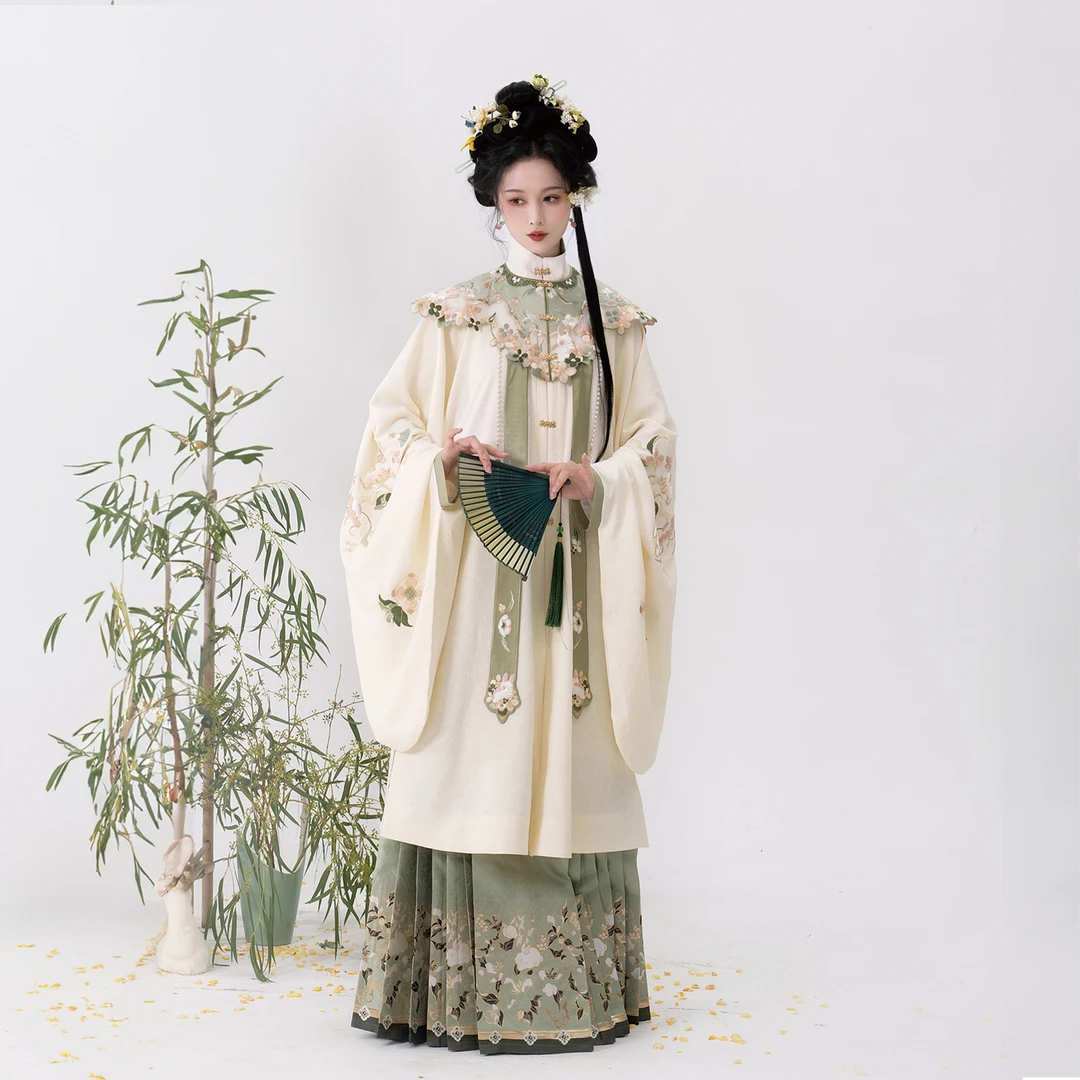 静还决 卯卯禾卿 原创明制汉服中秋中国马面裙套装日常春秋