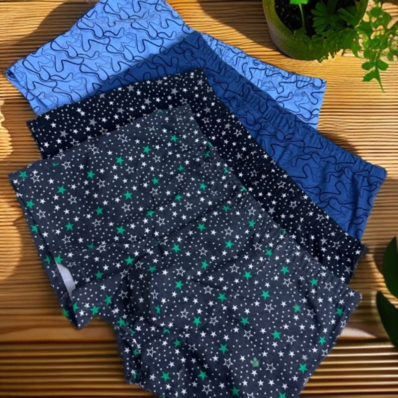 【四条装】男士内裤中腰舒适透气平角裤