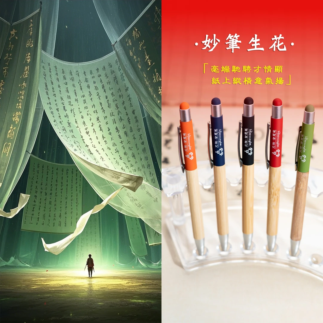 「妙笔生花」缘起五臺 文殊笔套装