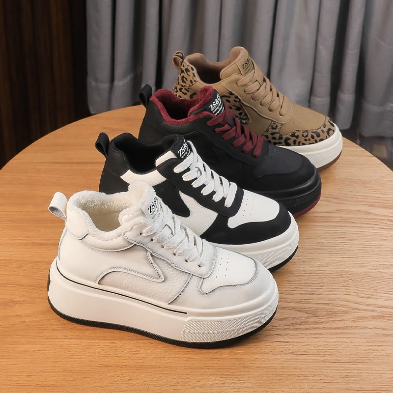 X1122【33码-40码】真皮乐福鞋休闲鞋女7cm厚底单鞋女鞋直播2024