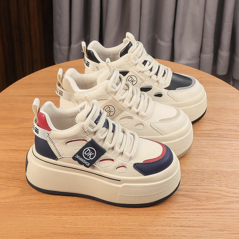 X1109 真皮乐福鞋休闲鞋女7cm厚底单鞋复古妈妈女鞋直播2024