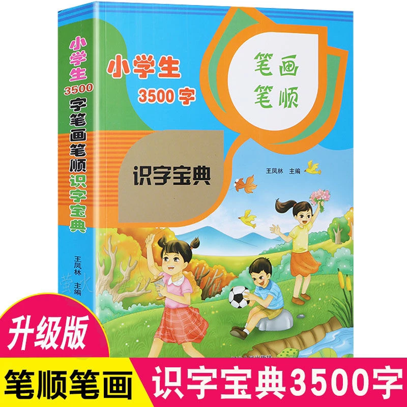 小学生识字宝典3500字笔画笔顺认字书籍注音版回头小学生通用学习