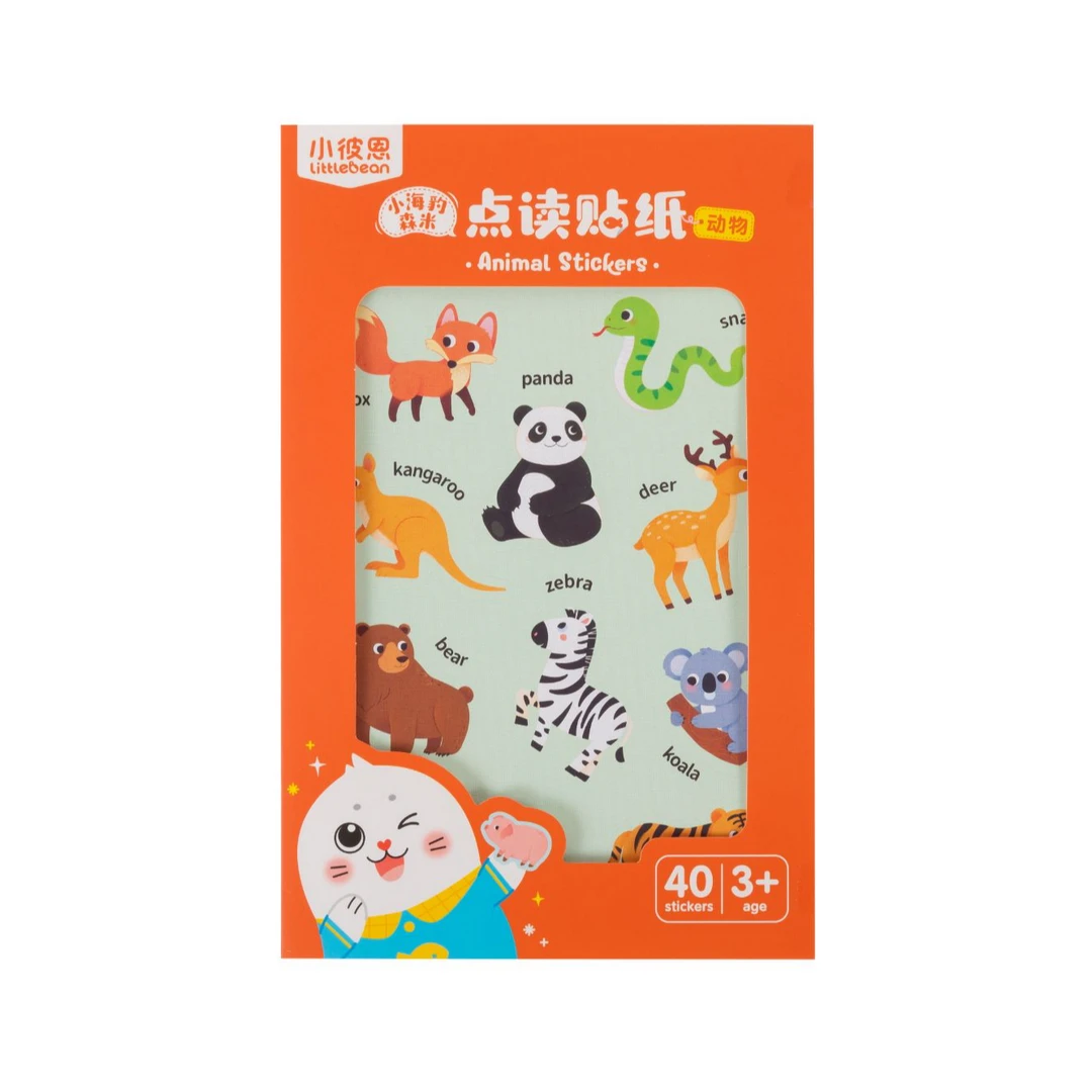 小海豹动物认知贴纸