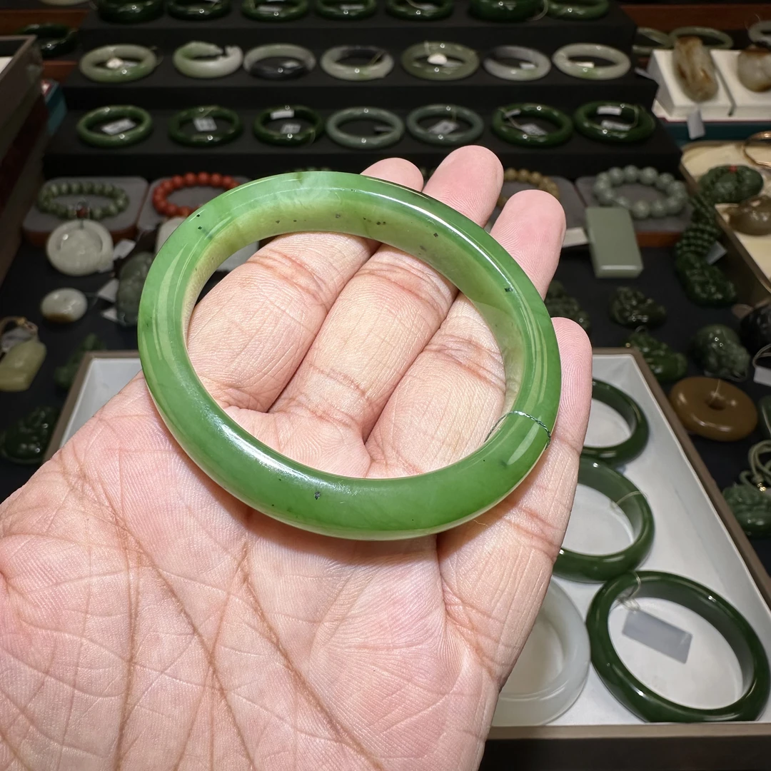 和田玉碧玉高品贵妃镯51—52