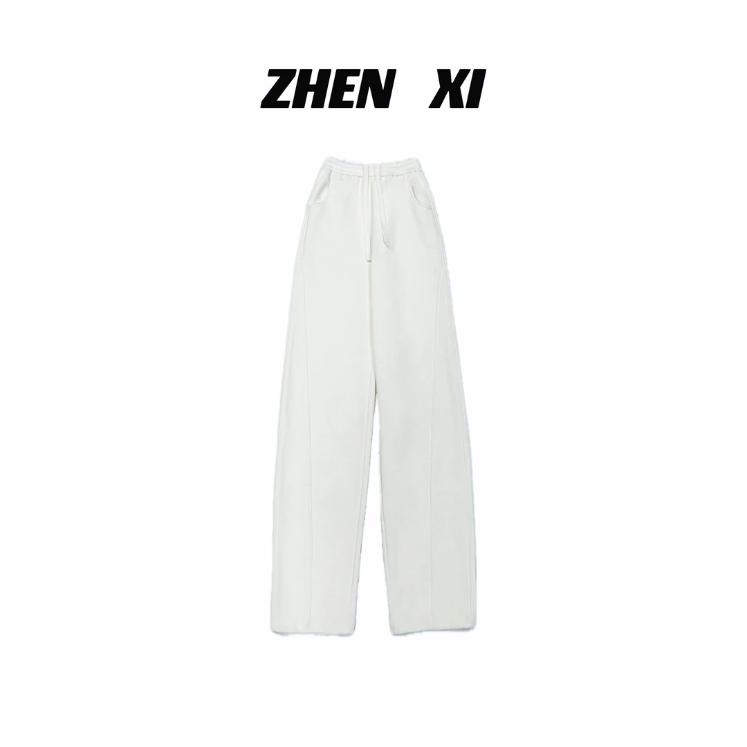 针西【弯刀裤】加长加厚弯刀休闲裤高个子穿搭（×退×换）K80045