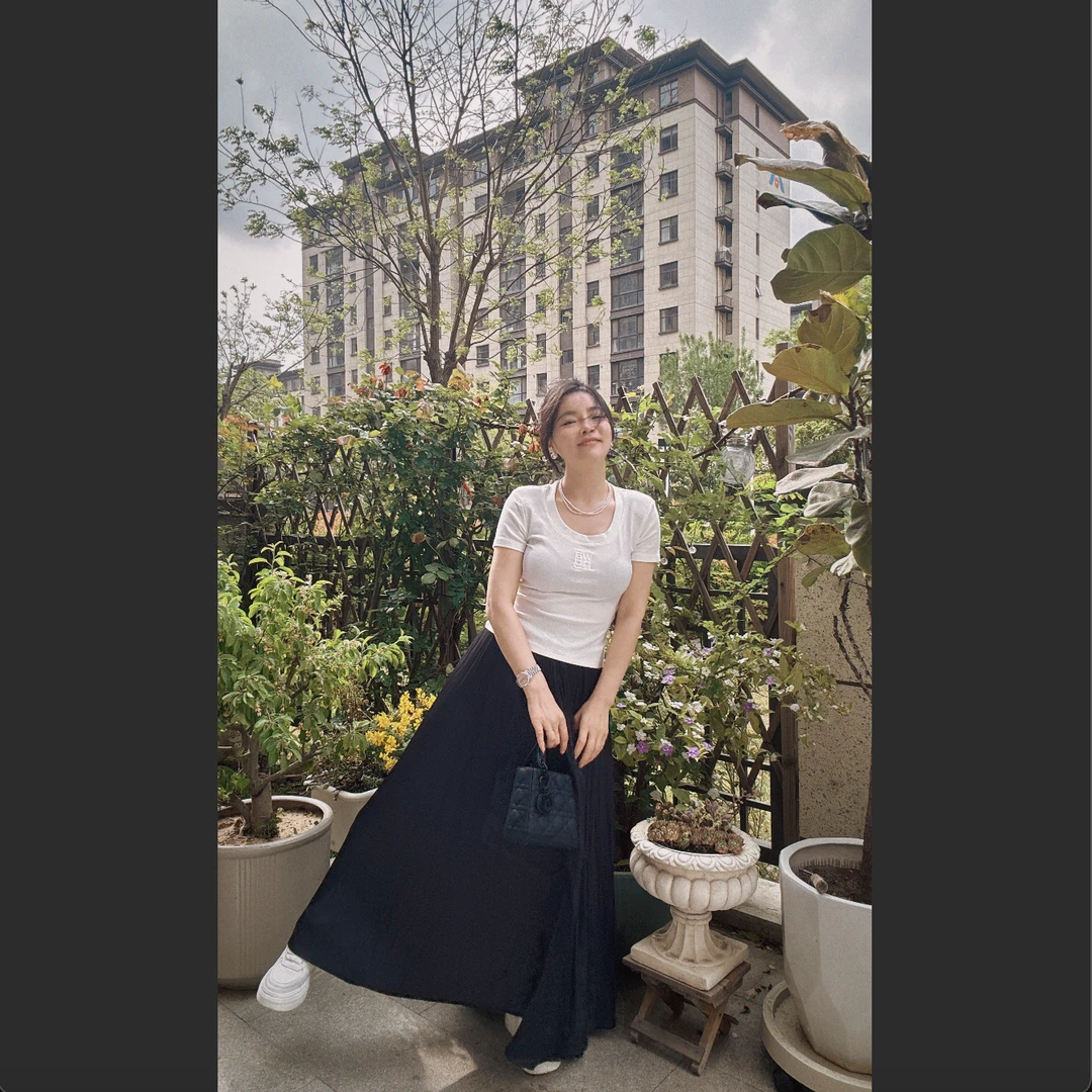 【2025024清仓】法式垂感丝滑半身裙显瘦半身裙